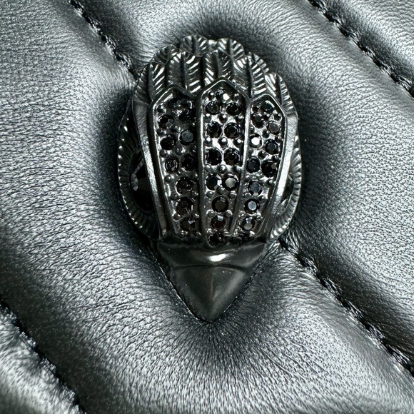 NEVER BEEN USED!  Kurt Geiger London Kensington Small Leather Camera Bag / Black - Picture 8 of 11